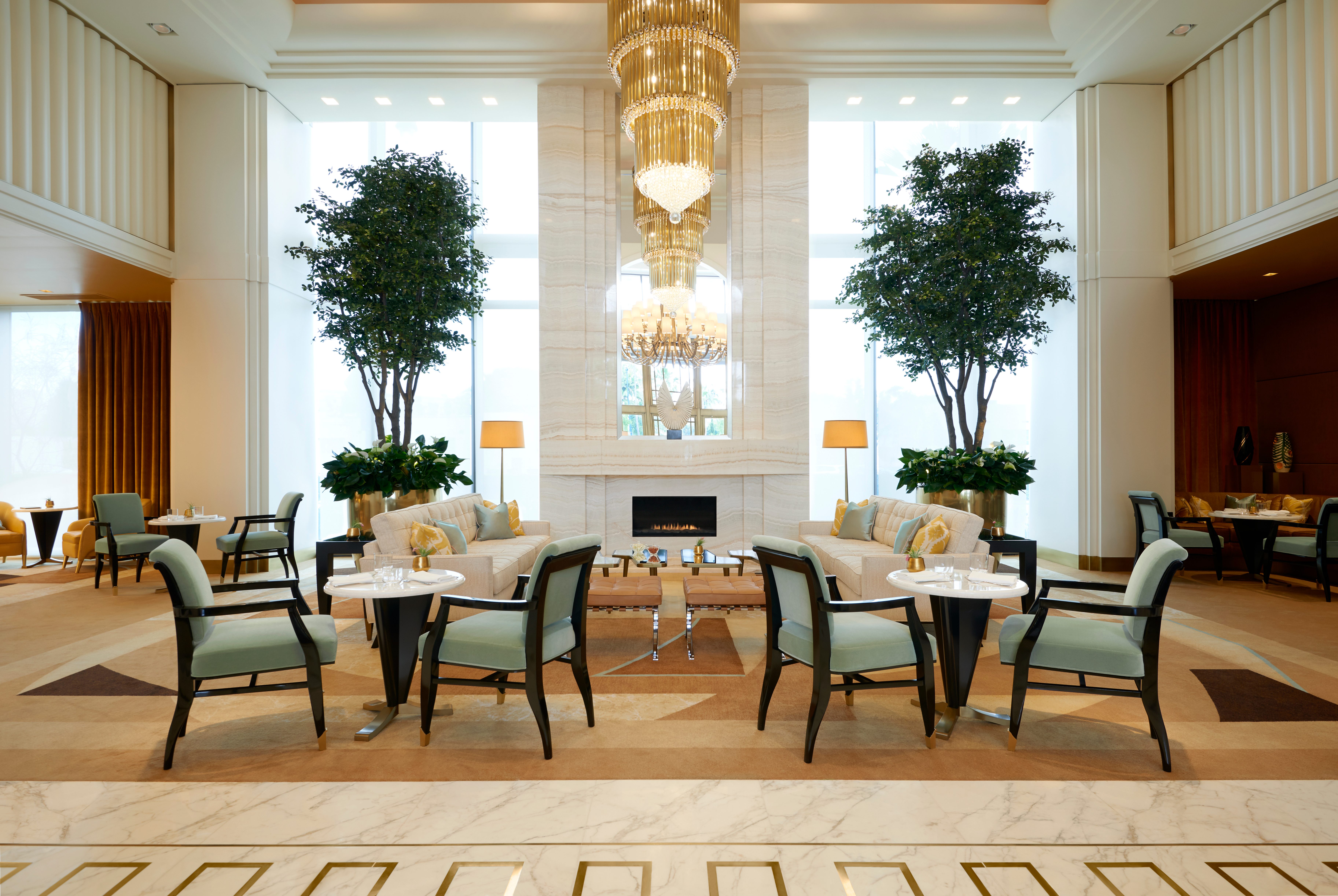 Waldorf Astoria Beverly Hills MATT Construction Lobby Lounge