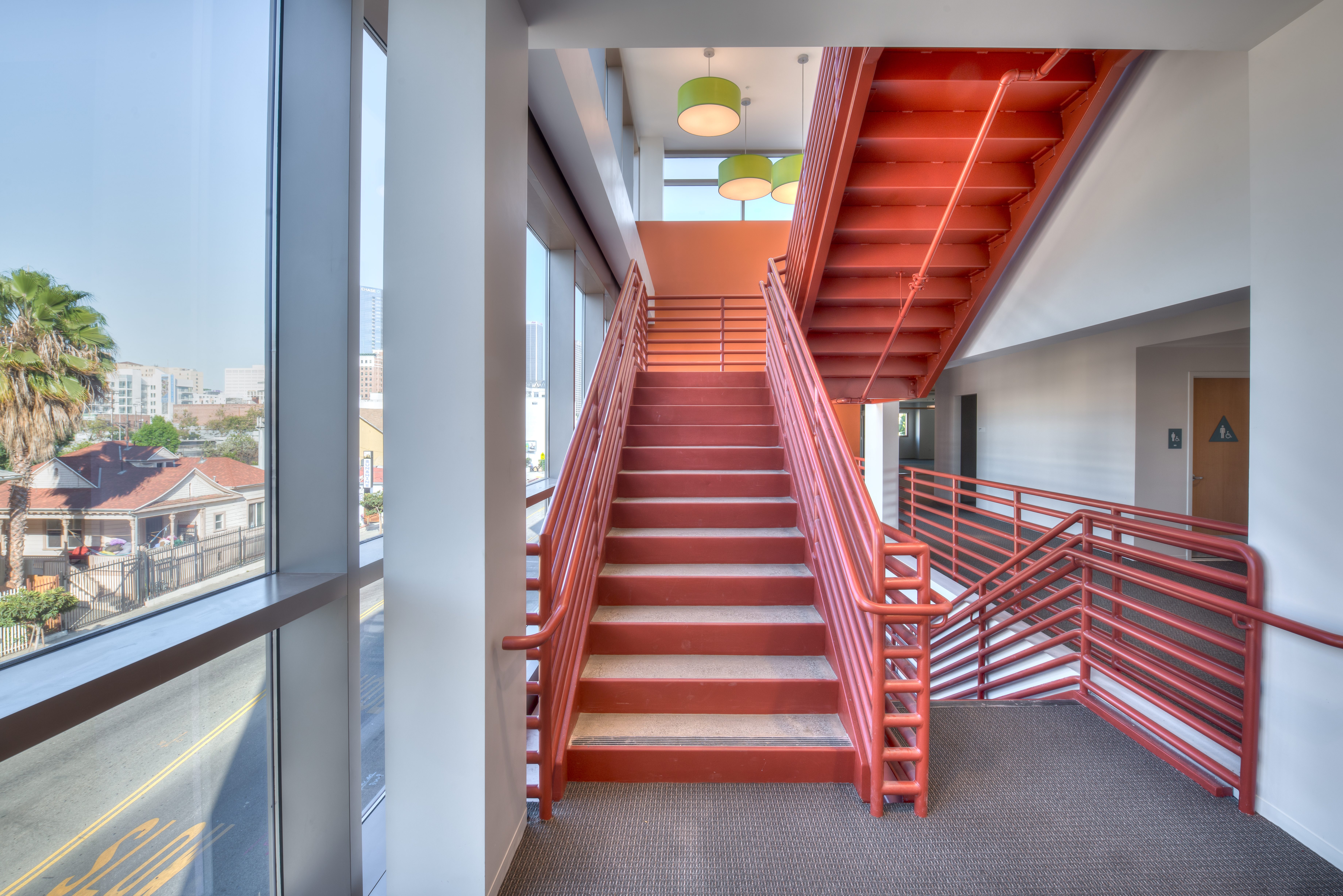 Legal Aid Foundation of Los Angeles Headquarters MATT Construction stairway