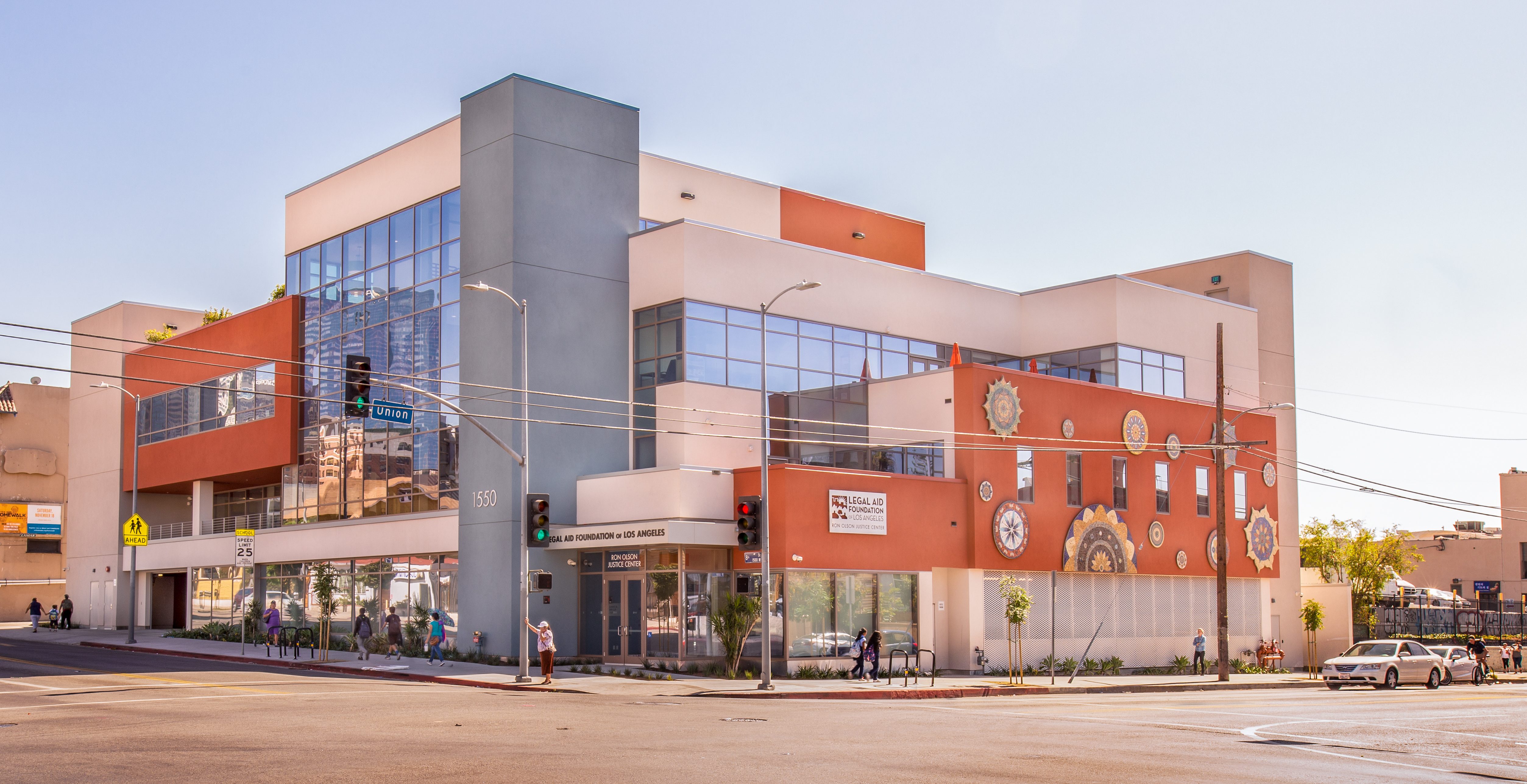 Legal Aid Foundation Los Angeles Exterior Mandala MATT Construction