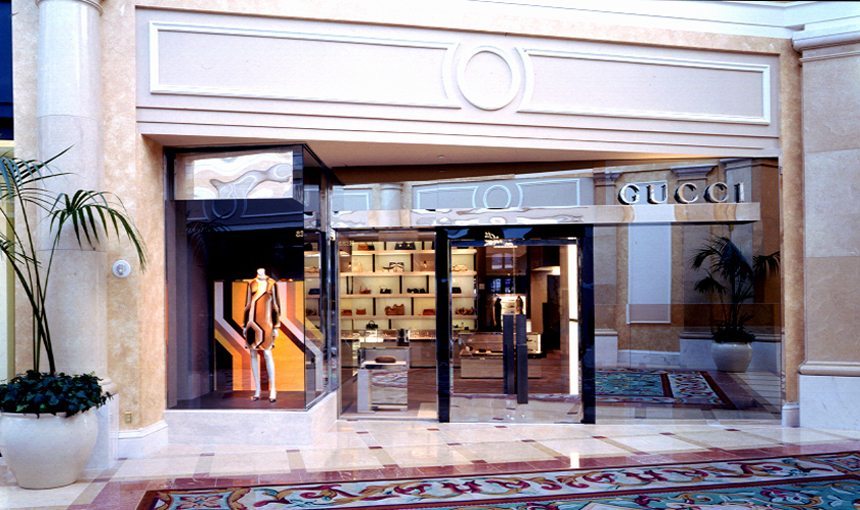 MATT construction Gucci Bellagio Exterior Storefront