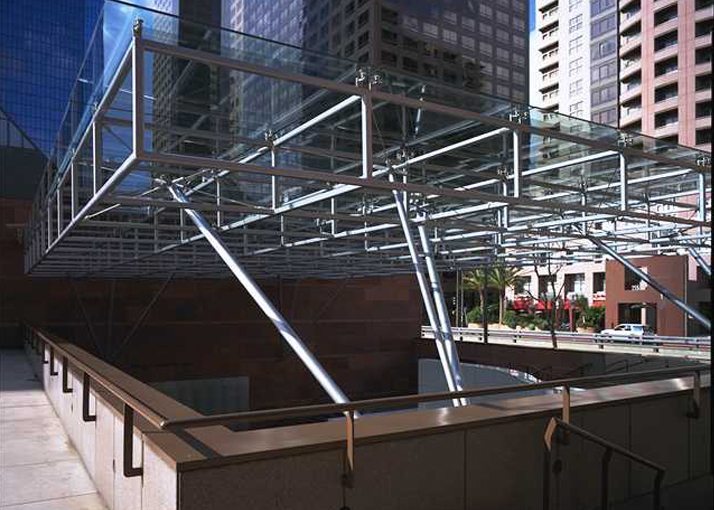 MOCA Arco Court Canopy Side MATT Construction
