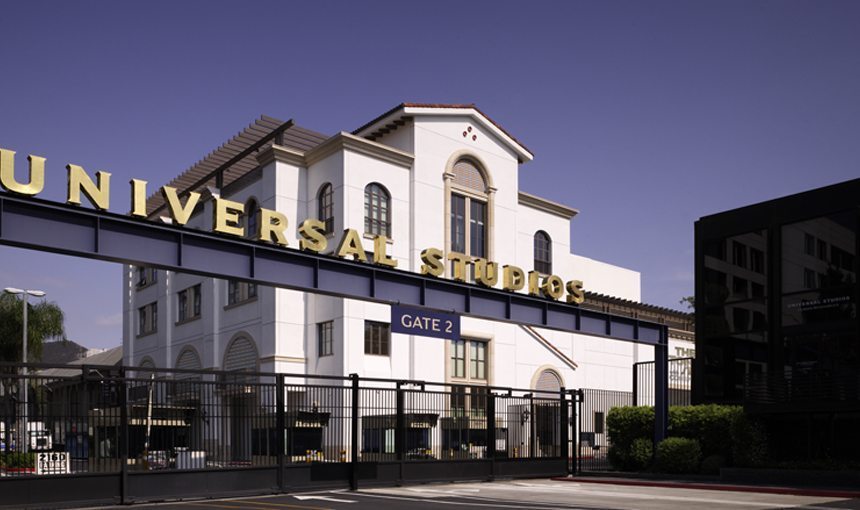 MATT construction NBC Universal Studios Live Show Exterior Gate
