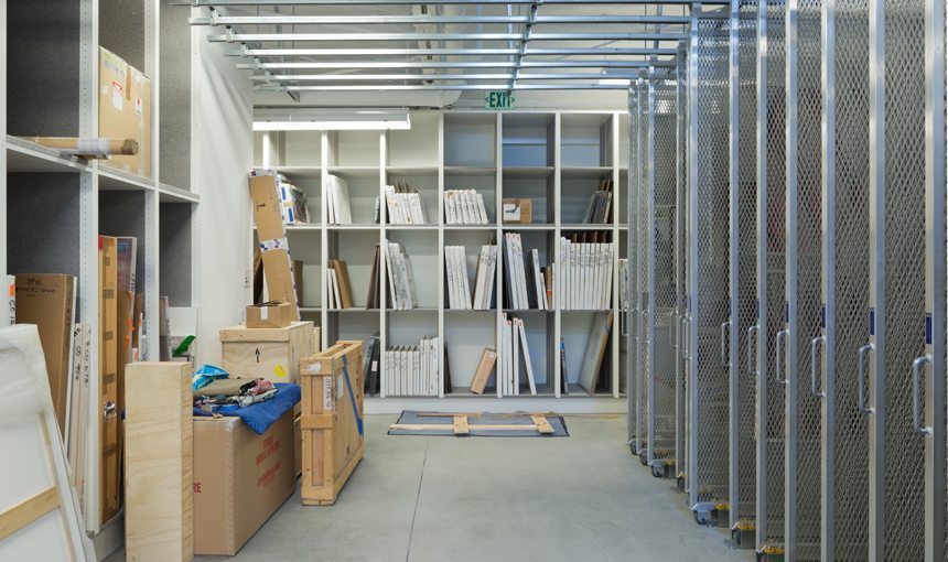 MATT construction Regen Projects interior art storage space