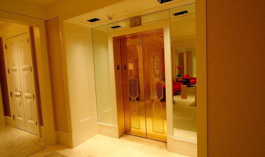 Wynn Encore Hotel Interior Elevator Door MATT Construction