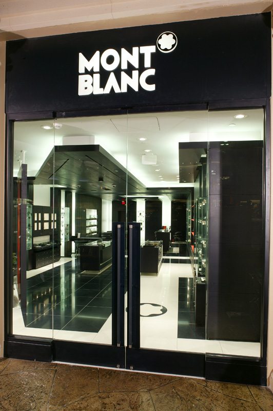 MATT construction Mont Blanc Caesar's Palace Exterior Storefront