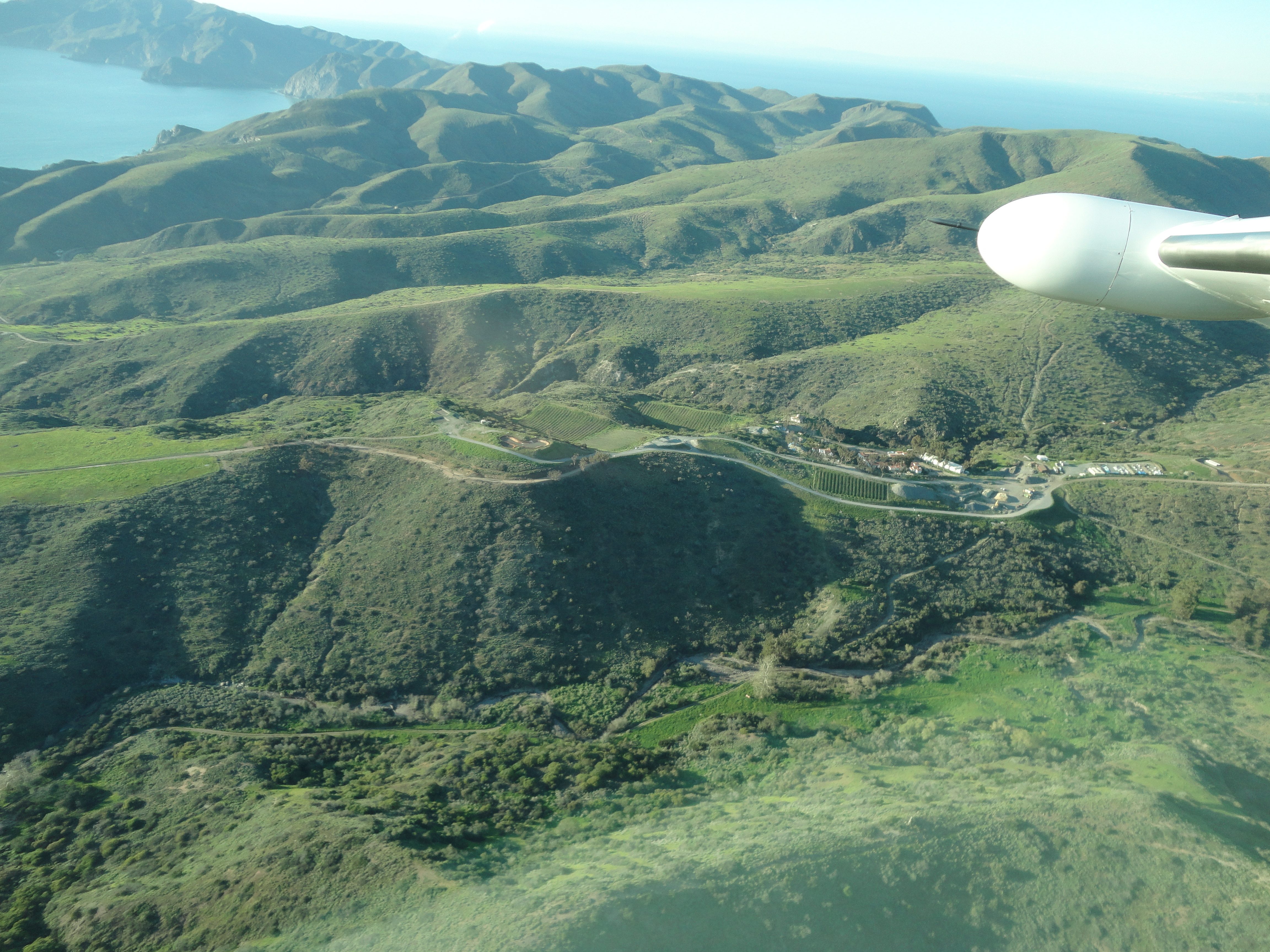 El Rancho Escondido Catalina MATT Construction Aerial